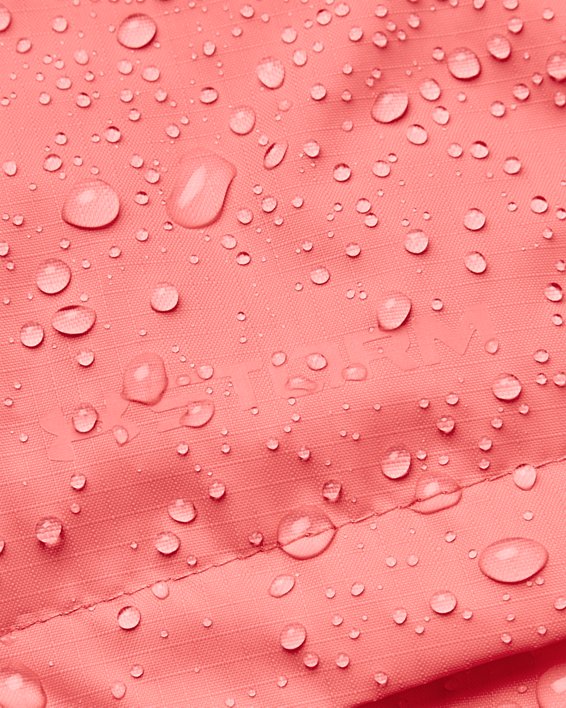Women's UA Storm Forefront Rain Jacket, Pink, pdpMainDesktop image number 3